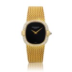Reference 4331/1 | A yellow gold and diamond-set bracelet watch with onyx dial, Circa 1977 | 百達翡麗 | 型號4331/1 | 黃金鑲鑽石鏈帶腕錶，備瑪瑙錶盤，約1977年製