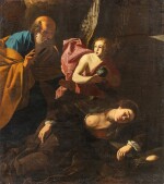 Saint Agatha visited by St Peter