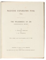  LAWRENCE, T.E. | Palestine Exploration Fund, 1914. The Wilderness of Zin..., 1914