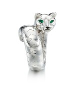 GOLD AND EMERALD RING, 'PANTHÈRE', CARTIER | K金 配 祖母綠 戒指, 'Panthère', 卡地亞（Cartier）