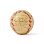 Jackie Robinson & Babe Ruth Signed Baseball, with Additional Signatures