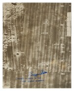 LUNAR SURFACE FLOWN Apollo 11 LM Lunar Surface Map, Sabine, Showing the Apollo 11 Landing Site