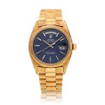 Day-Date, Ref. 6611B Yellow gold wristwatch with day, date and bracelet Circa 1958
