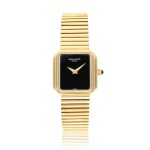 Patek Phillipe | Reference 4429, A yellow gold bracelet watch with onyx dial, Circa 1991 | 百達翡麗 | 型號4429   黃金鏈帶腕錶，備瑪瑙錶盤，約1991年製
