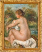 Pierre-Auguste Renoir 皮耶・奧古斯特・雷諾瓦 | La Baigneuse assise 沐浴的少女
