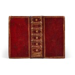 Les Spectacles de Paris. 4 almanachs pour l'année 1782, en un vol. Charmante reliure en maroquin rouge ép.