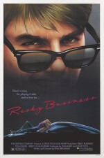RISKY BUSINESS (1983) POSTER, US, SIGNED BY TOM CRUISE