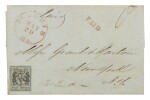 Postmaster’s Provisional St. Louis, MO. 1845 10c Black on greenish (11X2)