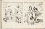 Alfred Crowquill | 32 ink drawings for Aunt Mavor's Nursery Tales, 1856