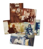 Set of five candid Sugarhill Records photos, [ca. 1980-1982]