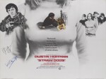 STRAW DOGS (1971) POSTER, BRITISH, SIGNED BY DUSTIN HOFFMAN AND SUSAN GEORGE