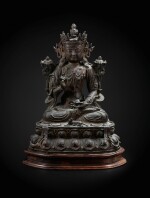 A bronze figure of Avalokiteshvara Bodhisattva Ming dynasty, 16th century | 明十六世紀 銅觀世音菩薩坐像