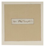 MARTHA WASHINGTON | A fine clipped signature of Martha Washington, the first First Lady
