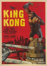 KING KONG (1933), ITALIAN RE-RELEASE POSTER, 1961