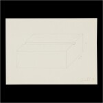 DONALD JUDD |  UNTITLED (WORKING DRAWING)