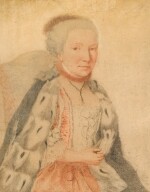 Portrait of Madame Portales holding a letter