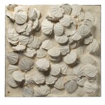 Large Mural of Giant Scallop Fossil Shells