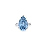 Exceptional and Rare Fancy Vivid Blue diamond ring, Laguna Blu | 寶格麗罕有豔彩藍色鑽石戒指