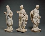 ITALIAN, POSSIBLY TUSCANY, SECOND HALF 16TH CENTURY |THREE FEMALE FIGURES ALLEGORICAL OF VIRTUES