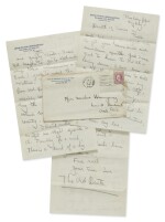 Hemingway, Ernest |  Autograph letter signed to Marcelline, as a cub reporter