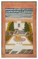 An Illustration to a Ragamala Series: Tanka Ragini, India, Deccan, circa 1760-70 