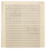 R. Strauss, Sketchleaf for "Der Bürger als Edelmann", Op.60 (III) and "Schlagobers", Op.70, [1917-1921]