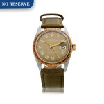 REFERENCE 1601 DATEJUST A STAINLESS STEEL AND YELLOW GOLD AUTOMATIC WRISTWATCH WITH DATE, CIRCA 1971