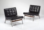 Pair of armchairs, model n. 856