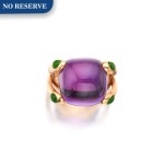 Amethyst and Peridot 'Candy' Ring