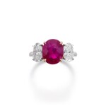 Ruby and diamond ring | 紅寶石配鑽石戒指