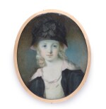 Portrait of Mrs Hickford Burr, née Scobell, circa 1795