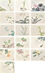 居廉 Ju Lian | 清逸出塵冊 An Album of Delightful Flowers