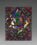 Workshop of Franz Xaver Zettler (1841-1916) | German, Munich, late 19th century | In Gothic style | Panel with the Hunt of Saint Eustace