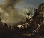  PHILIPS WOUWERMAN | HUNTERS RESTING AT A COUNTRY INN