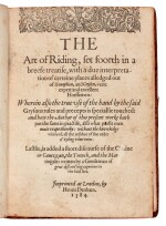 ASTLEY | The art of riding, London, 1584, later calf, drop-back box
