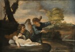 WORKSHOP OF ANDREA SACCHI | The angel appearing to Hagar and Ishmael
