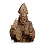 A Half-Length Figure of a Bishop Saint, Late 17th Century