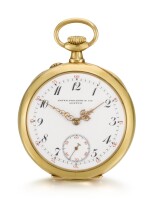 PATEK PHILIPPE | GOLD OPEN-FACED KEYLESS WATCH, MADE IN 1907