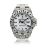 Reference 16570 Explorer II A stainless steel automatic dual time wristwatch with date and bracelet, Circa 2000