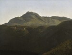 JAN-JOSEPH-XAVIER BIDAULD | View of Monte Cavo, near Albano