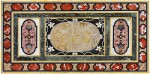 A North Italian marble inlaid table top, possibly Liguria, early 18th century