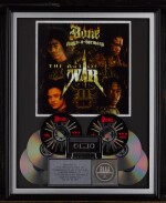 "The Art of War" quadruple-platinum record plaque
