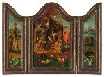 Triptych: Temptation of Saint Anthony Abbot; Scenes from the Garden of Earthly Delights