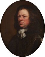 Portrait of Francis Fulford, bust-length, wearing armor
