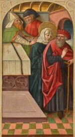 AUSTRIAN SCHOOL, 15TH CENTURY | The expulsion of Joachim from the Temple