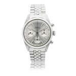  ROLEX | REFERENCE 6238 'PRE-DAYTONA'  A STAINLESS STEEL CHRONOGRAPH WRISTWATCH WITH REGISTERS AND BRACELET, CIRCA 1965