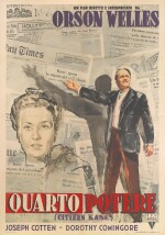 CITIZEN KANE / QUARTO POTERE (1941) POSTER, ITALIAN