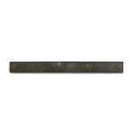 An inscribed silver-inlaid bronze ruler, Song - Qing dynasty | 宋至清 銅錯銀「晉前尺」