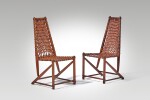 Pair of "Hammer Handle" Side Chairs
