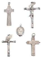 A COLLECTION OF ECCLESIATICAL SILVER, MOSTLY ATTRIBUTED TO GALWAY, 18TH CENTURY